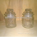 280ml 300ml Ribbed Glass Storage Jar/Sweet Candy glass jar